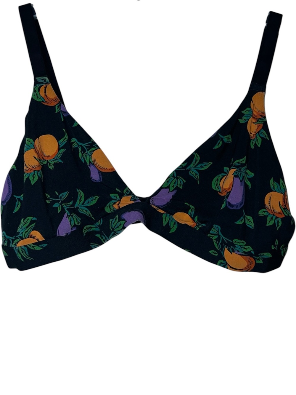 MeUndies Triangle Bra Peaches & Plums Size 2X